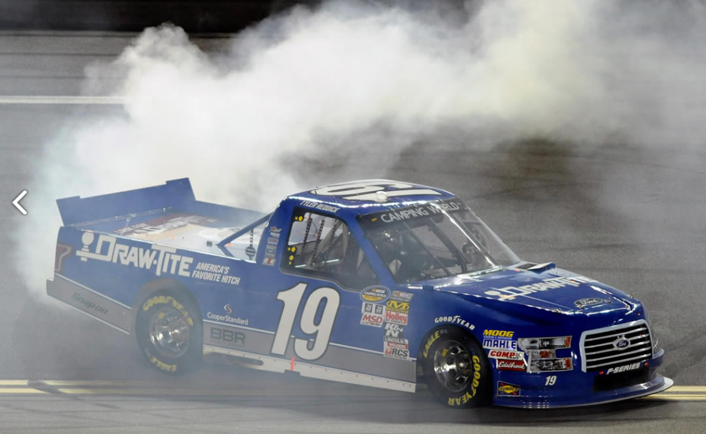 CequentSponsored NASCAR Trucks Driver Grabs First Win RV PRO