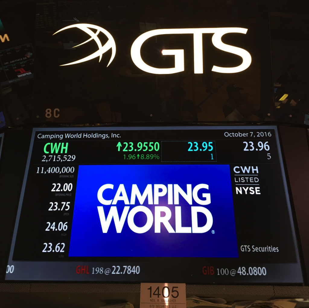 Camping World IPO Generates $251 Million - RV PRO