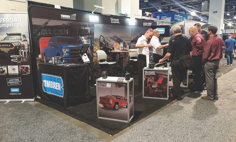 Timbren booth at SEMA