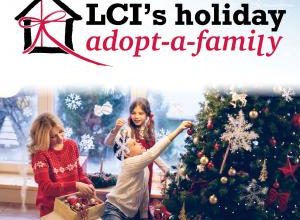 LCI's Holiday 'Adopt A Family' flyer