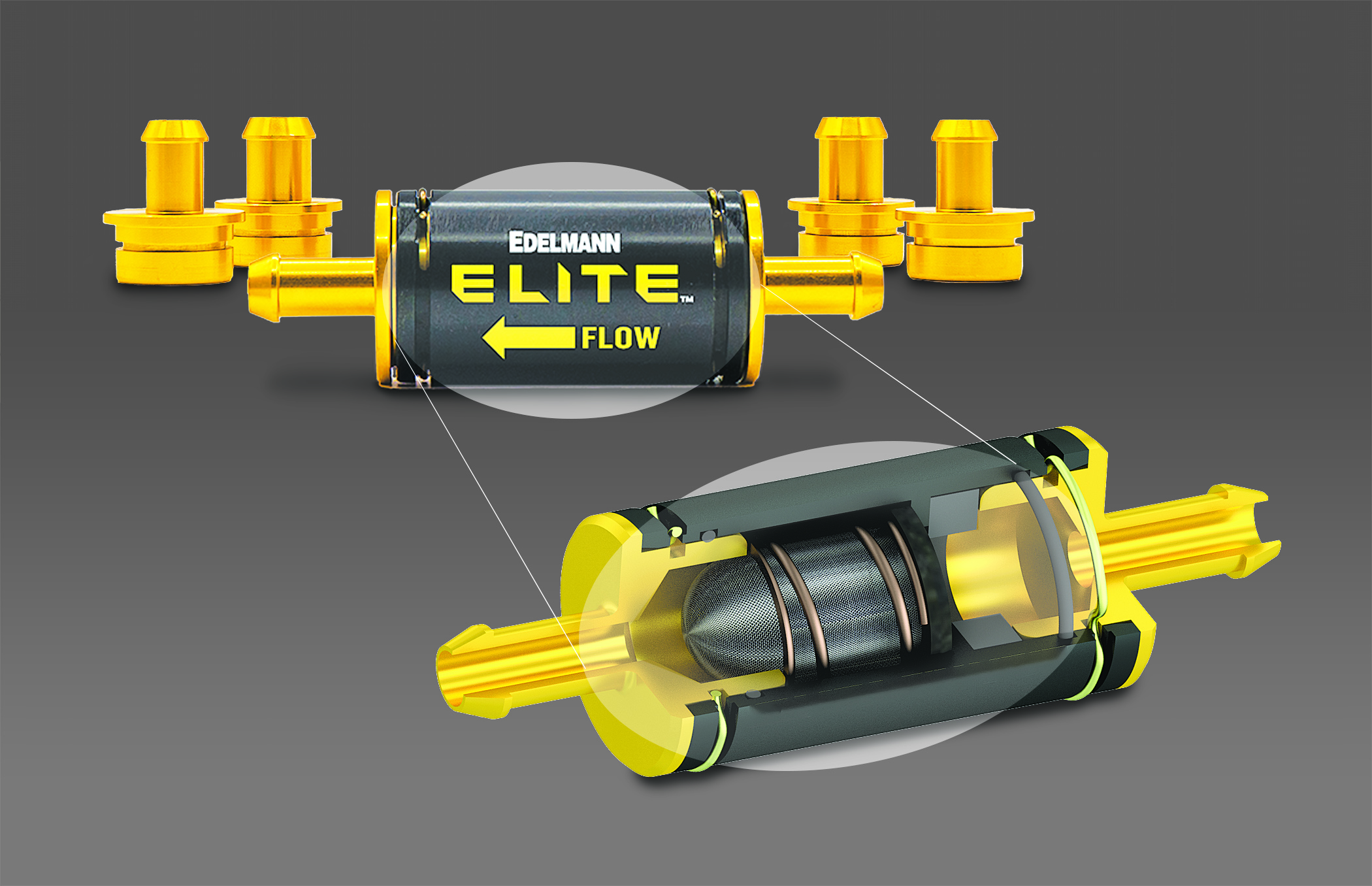 Edelmann filter crossview