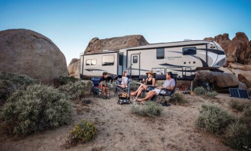 RV in a national park