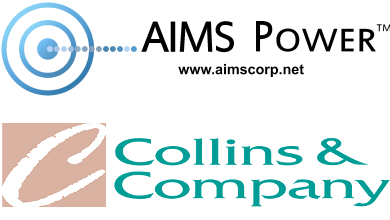 AIMS and Collins & Co. logos