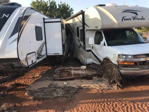 wrecked RVs