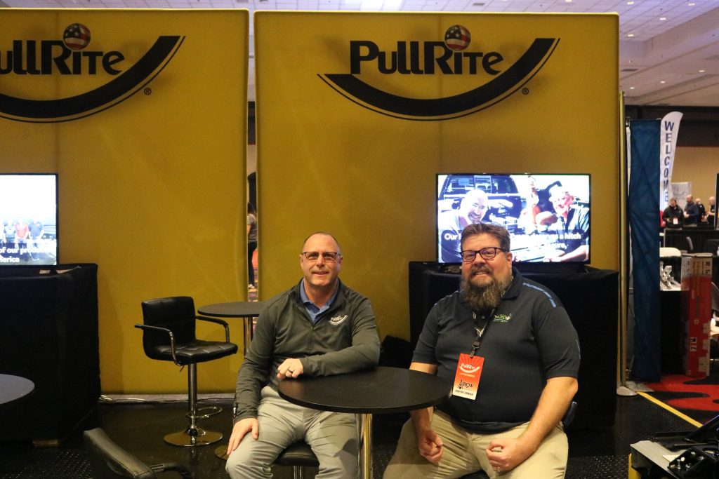 Pullrite booth at Arrow show 2022