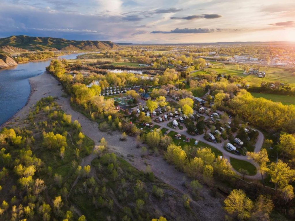 KOA's first campground in Billings, Montana