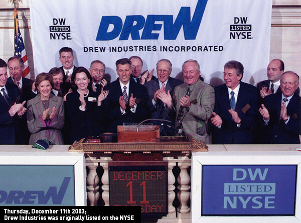 Lippert rings NYSE bell