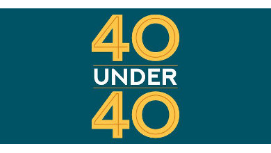 40 Under 40 logo