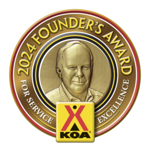 KOA Founder's Award emblem