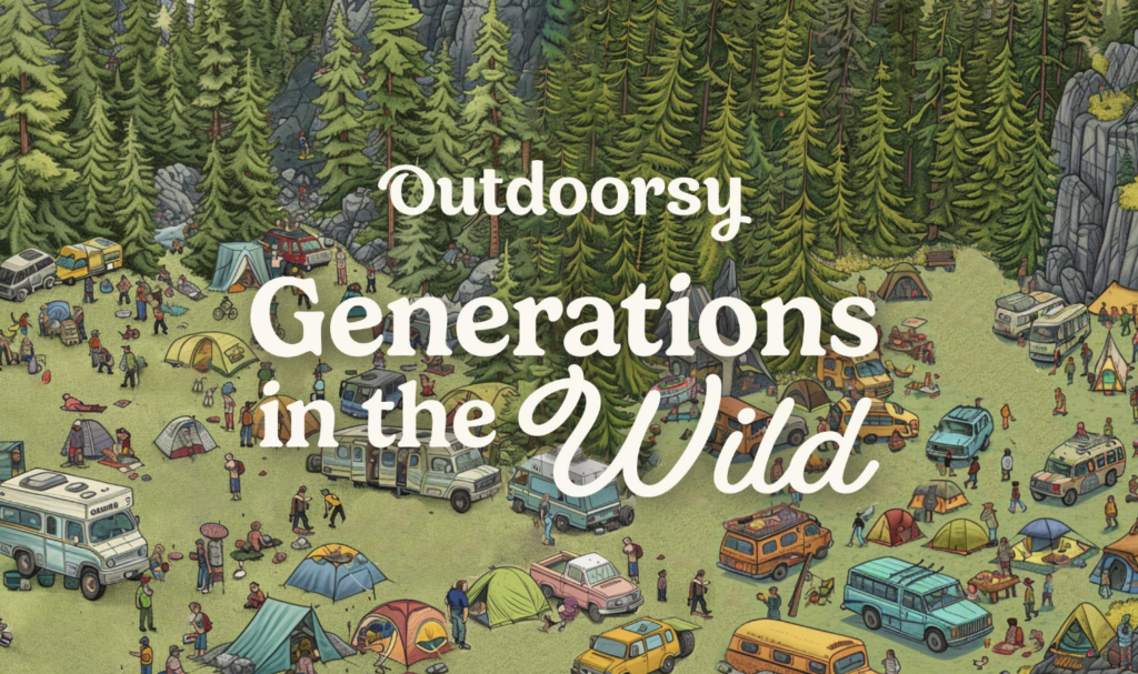 Outdoorsy survey Generations in the Wild promo