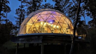 The Dyrt Glamping Dome at Getaway on Ranger Creek Tennessee