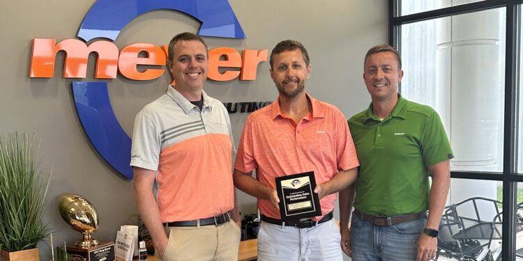 Meyer Dist Q2 sales performance award