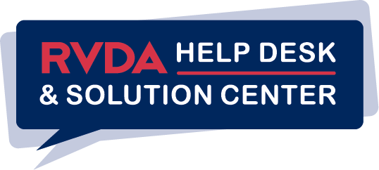 RVDA Help Desk & Solution Center logo