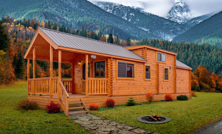 Lancaster Log Cabins' Rustic Park Models for Campgrounds & Resorts 1 LLC Sierra Ext 4