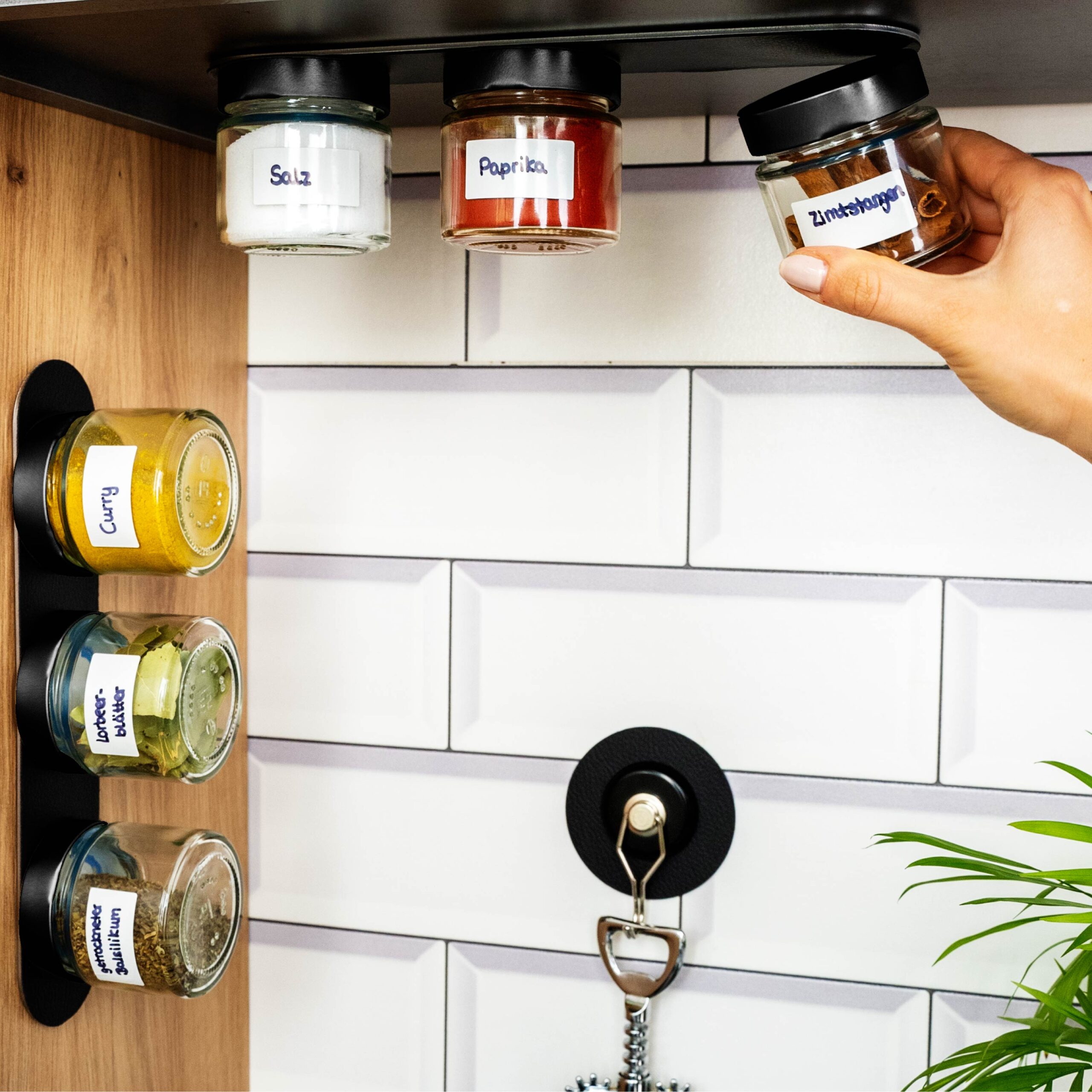 Silwy magnetic spice containers
