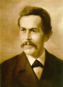 Eberspächer Group Celebrates 160th Anniversary 3 A sepia headshot of Eberspächer founder and Master tinsmith Jakob Eberspächer