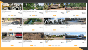 HookHub Expands RV Parking Access Across the US 2 A sample of HookHub's online listings to illustrate its platform.