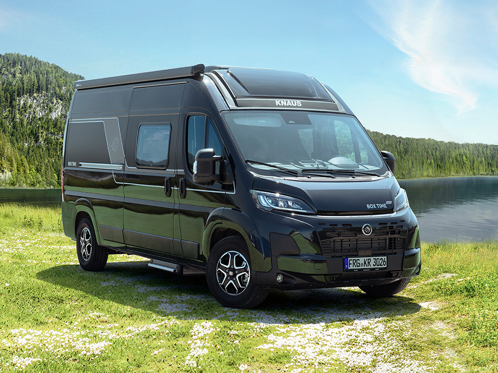 Knaus Tabbert Reveals New Products for Model Year 2026 2 A Knaus Tabbert KNAUS BOXTIME camper van shown, illustrating the company's new offerings for 2026.