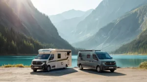 Renault & Ahorn Camp To Present New Motorhome Range at Caravan Salon 2 An Ahorn Camp motorhome and camper van pictured to demonstrate the new range from Renault and Ahorn.