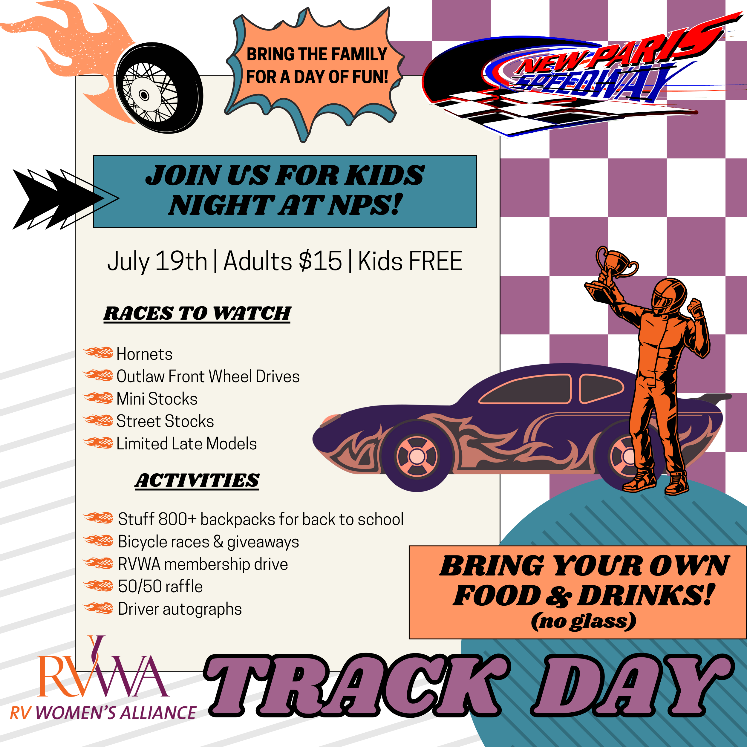 track day socials