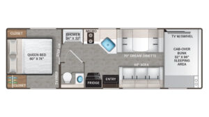 Model Year 2026 Preview: Thor Motor Coach & Heartland RV 4 2026 Floor Plan 28G91