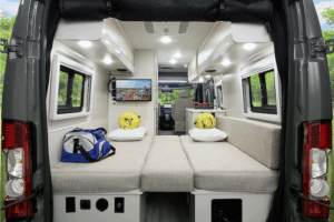 Thor Motor Coach Shares 2026 Camper Van Changes 2 2026 Sequence 20U Premium Coastal Cream Conversion Bed