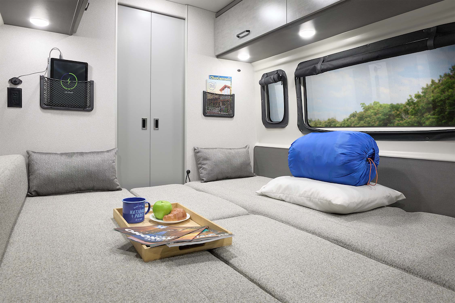 Thor Motor Coach Shares 2026 Camper Van Changes 5 2026 Tellaro 20L Sport Charcoal Fusion Conversion Bed