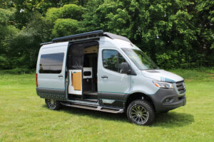 Model Year 2026 Preview: Remote Vans & nuCamp 3 T45 Series Door Open