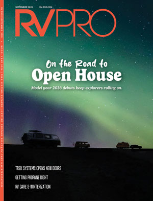 RV PRO Touts New Logo & Design Refresh 2 September cover new log