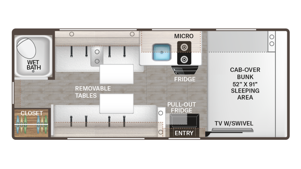 Thor Motor Coach Debuts 2026 Motorhomes at America’s Largest RV Show 3 19X Floor Plan 1