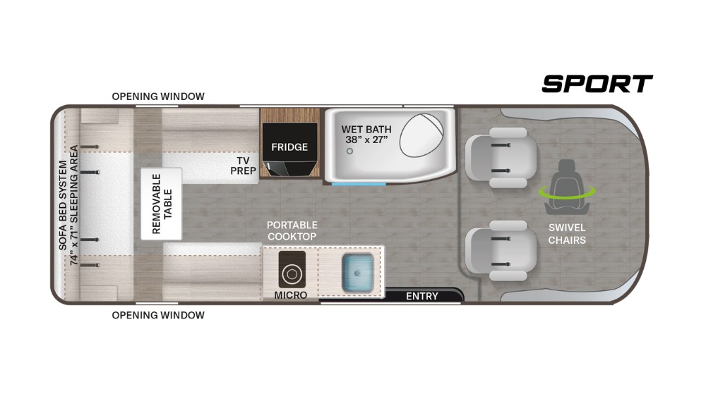 Thor Motor Coach Debuts 2026 Motorhomes at America’s Largest RV Show 6 20YS Floor Plan