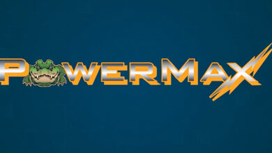 powermax logo blue