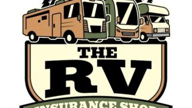 RV insurance shop logo