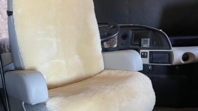 sheepskin chair cover