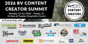 2026 RVCC Summit RV Content Creators Tampa Florida RV Supershow Cover Photo 2160 x 1080 px Eventbrite Page 102225 copy