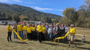 Asheville East KOA Holiday Ribbon Cutting