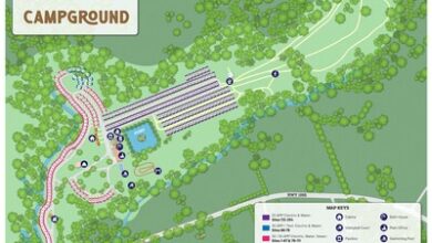 Silver Creek Campground map