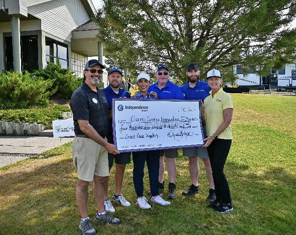 care camps donation check