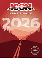 NEW 2026 ICON RV Parts Catalog 1 cover 150w