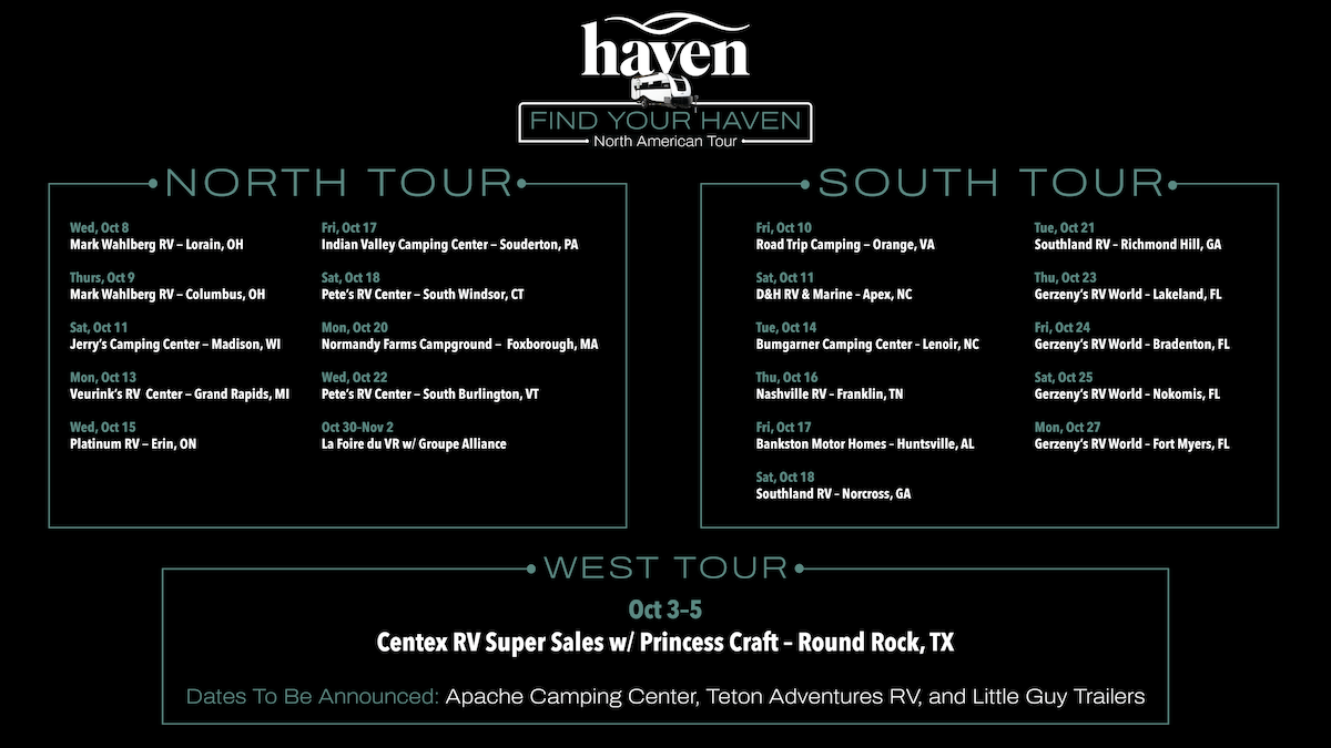 haven tour dates nucamp