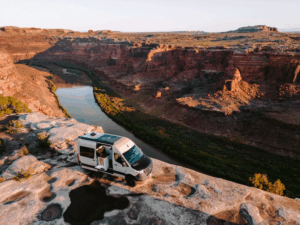 VanCraft, Renogy ‘Redefine’ the RV Experience 2 vancraft campervan parked on river edge