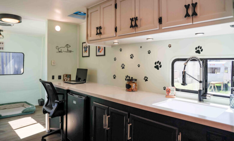 DIYRain2shine complete of WWdogcounteranddesk