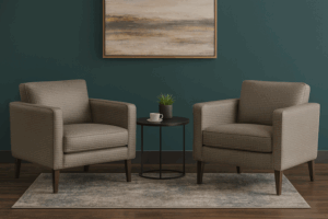 Mitchell Group Adds New Fashion-Forward Options to Collection 2 Elio Slate Room Scene