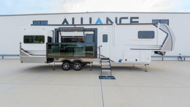 Best New Models 2026: Alliance RV Paradigm 388SP 9 Side View