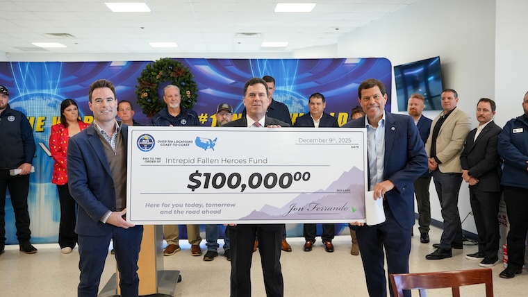 Blue Compass RV Donates $100K to Intrepid Fallen Heroes Fund 2 Blue Compass Fall Heroes Fund donation