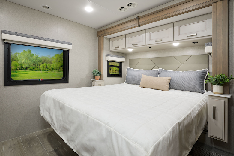 2026 PasadenaSV 38FX Sapphire Desert Chalet Collection Tilt A View Bed