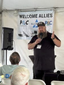 Todd Henson Teaching a class