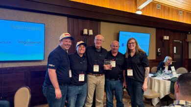 Larry and Former Students Turned Instructors at the Opening Ceremony