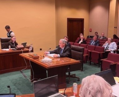 Michael Ochs testified before the Nebraska Senate Committee