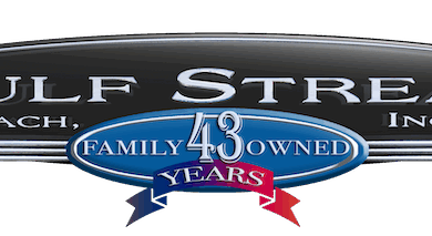 Gulf Stream Coach anniversary logo